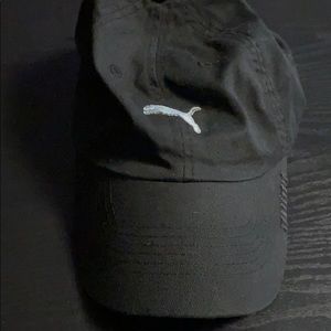 Black puma baseball cap, like new.
